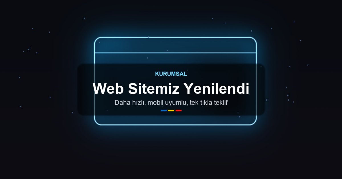Güler Reklam Web Sitesi Yenilendi